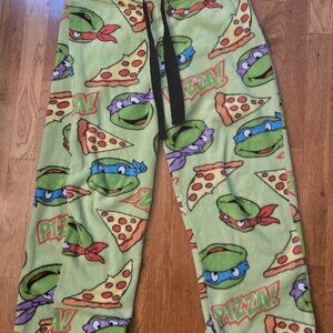 Teenage Mutant Ninja Turtles Pizza Pajama Pants Women's Size Medium